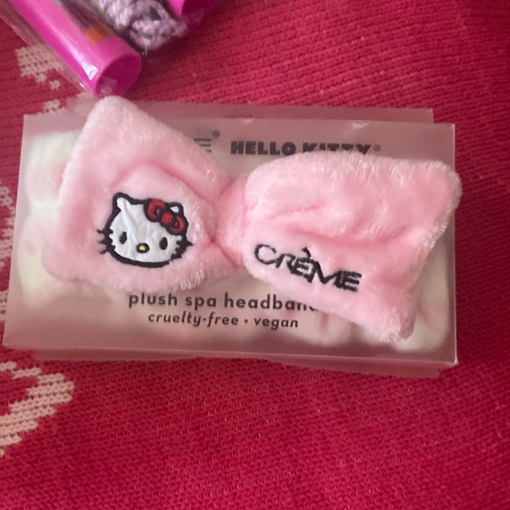 Hello kitty spa headband